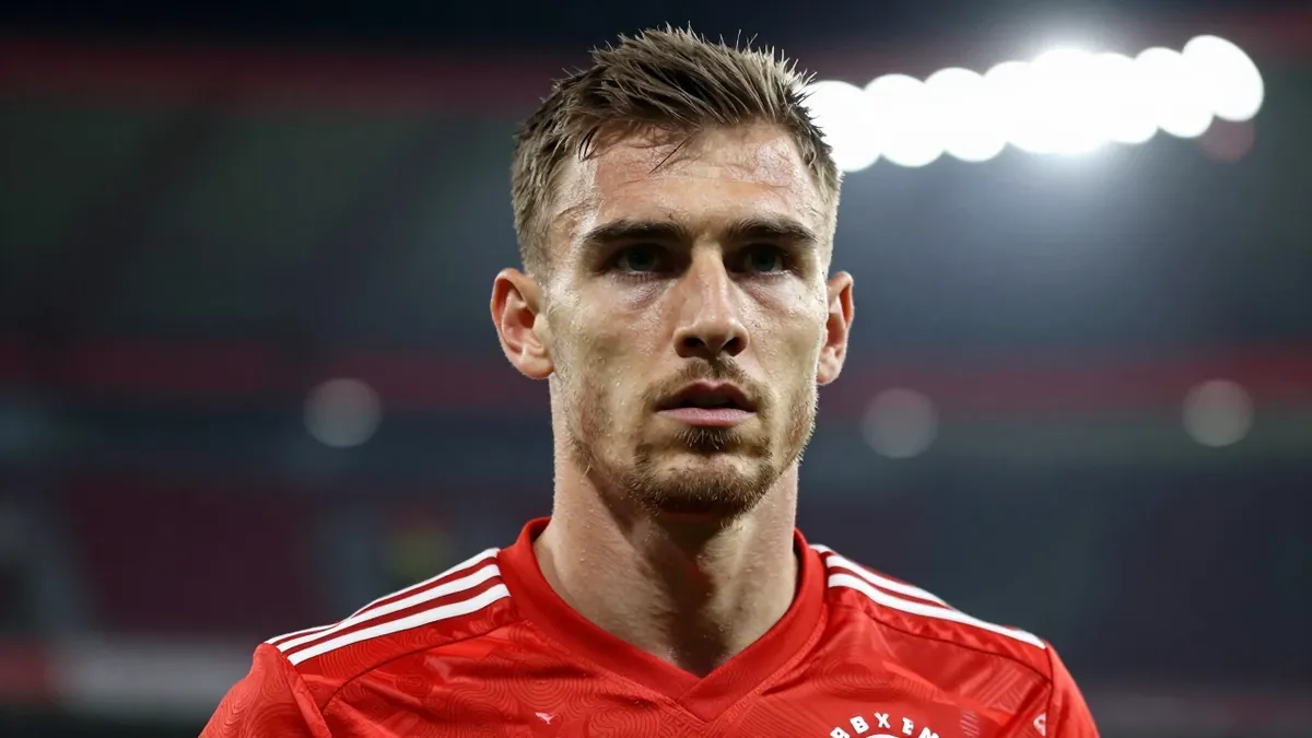 Bayern Münchens Konrad Laimer zeigt Respekt vor VfB Stuttgart vor dem Bundesliga-Auftakt, obwohl der VfB nach einem Spiel...